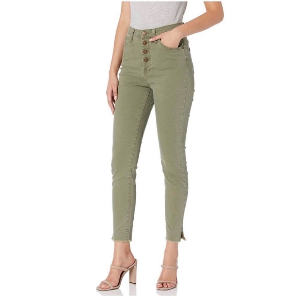 🌿 Mud Pie Army Green Skinny Jeans (XS)
